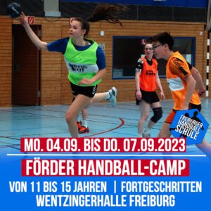 Förder Handball Camp in den Sommerferien (04.09.bis07.09.2023)