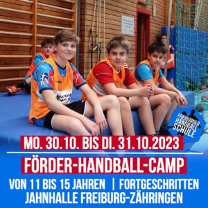 Förder Handball-Camp in den Herbstferien 2023